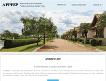 Tablet Screenshot of afpesp.arin.com.br